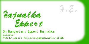 hajnalka eppert business card